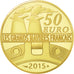 Moneta, Francia, 50 Euro, Gironde, 2015, FDC, Oro