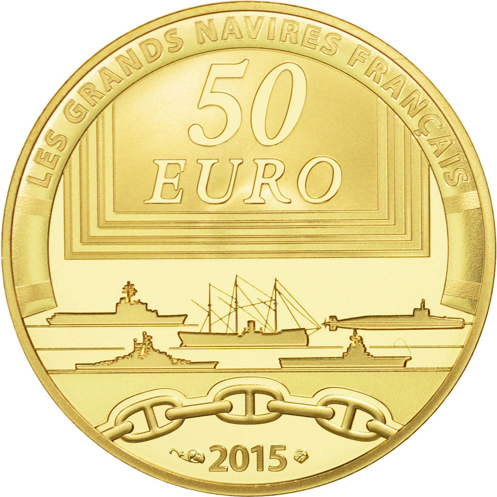 Coin, France, 50 Euro, Colbert, 2015, MS(65-70), Gold