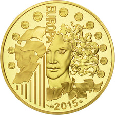 France, 50 Euro, Europa, 2015, MS(65-70), Gold