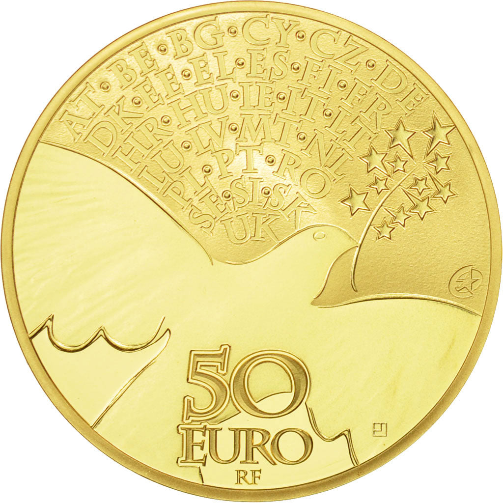France, 50 Euro, Europa, 2015, MS(65-70), Gold