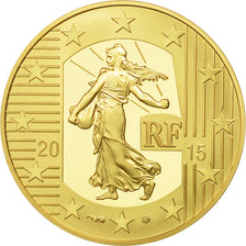 France, 50 Euro, Semeuse, 2015, MS(65-70), Gold