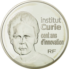 Moneda, Francia, Monnaie de Paris, 10 Euro, Institut Curie, 2009, FDC, Plata