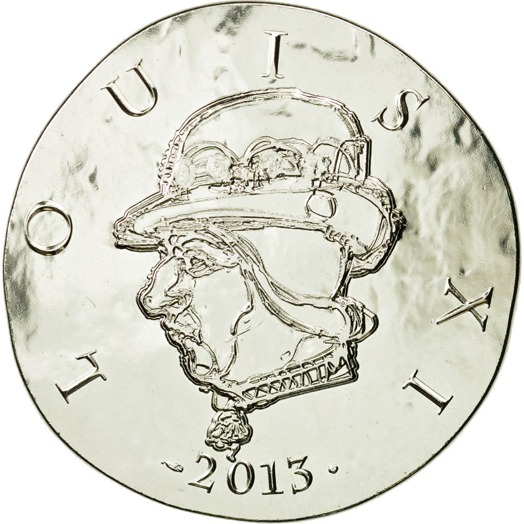 Coin, France, Monnaie de Paris, 10 Euro, Louis XI, 2013, MS(65-70), Silver