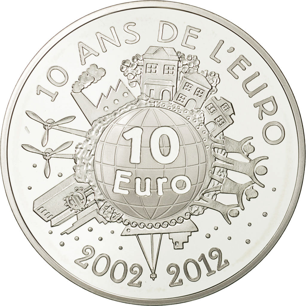 France, Monnaie de Paris, 10 Euro, Semeuse, 2012, MS(65-70), Silver, KM:1889