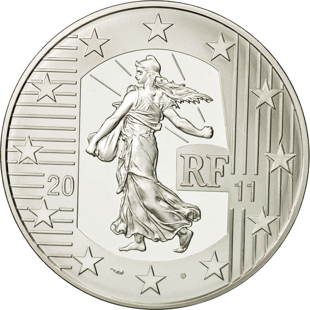 Monnaie, France, Monnaie de Paris, 10 Euro, Starter Kit, 2011, FDC, Argent