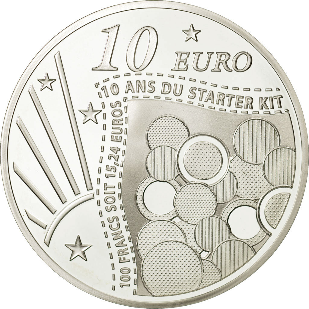 Monnaie, France, Monnaie de Paris, 10 Euro, Starter Kit, 2011, FDC, Argent