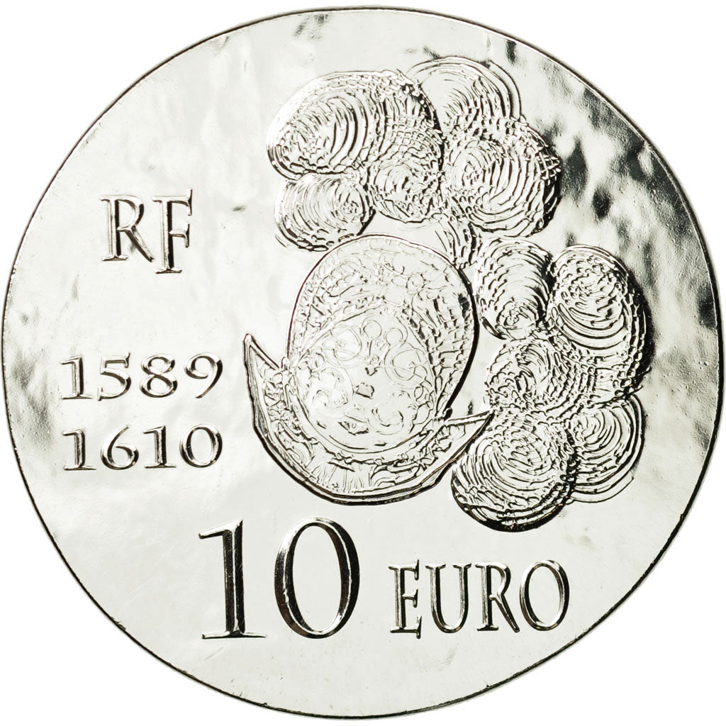 France, Monnaie de Paris, 10 Euro, Henri IV, 2013, MS(65-70), Silver