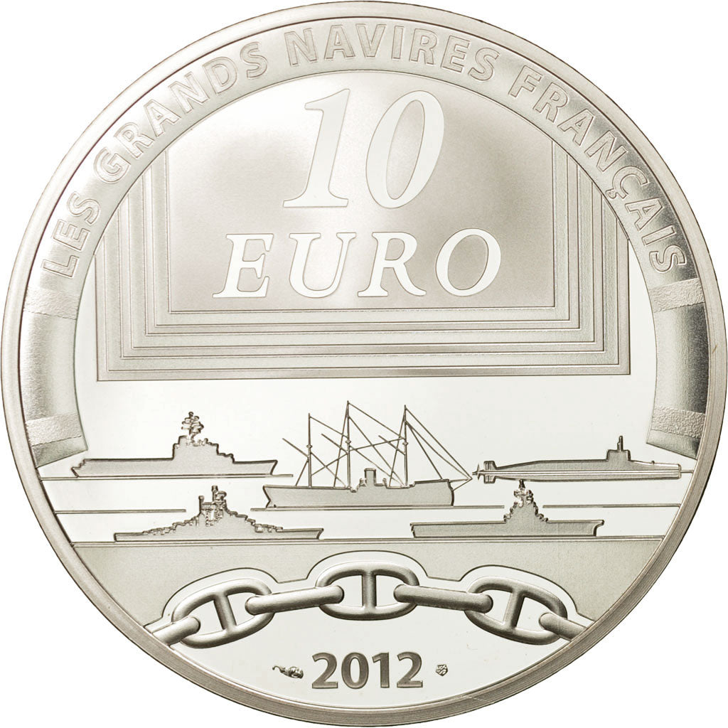 France, Monnaie de Paris, 10 Euro, Jeanne d'Arc, 2012, MS(65-70), Silver