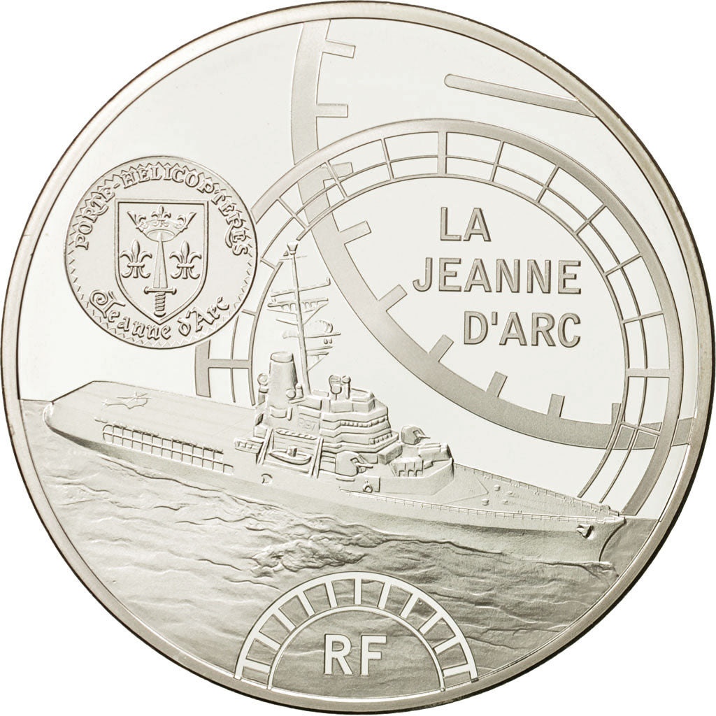 France, Monnaie de Paris, 10 Euro, Jeanne d'Arc, 2012, MS(65-70), Silver