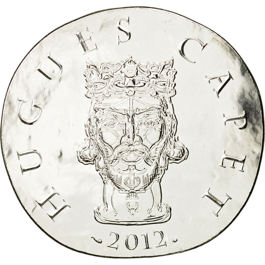 France, Monnaie de Paris, 10 Euro, Hugues Capet, 2012, MS(65-70), Silver