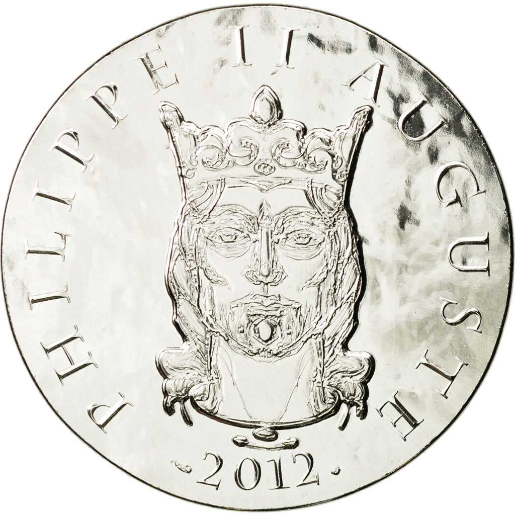 France, Monnaie de Paris, 10 Euro, Philippe II Auguste, 2012, MS(65-70), Silver