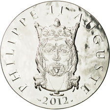 France, Monnaie de Paris, 10 Euro, Philippe II Auguste, 2012, MS(65-70), Silver