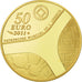Munten, Frankrijk, Parijse munten, 50 Euro, Versailles, 2011, FDC, Goud, KM:1811