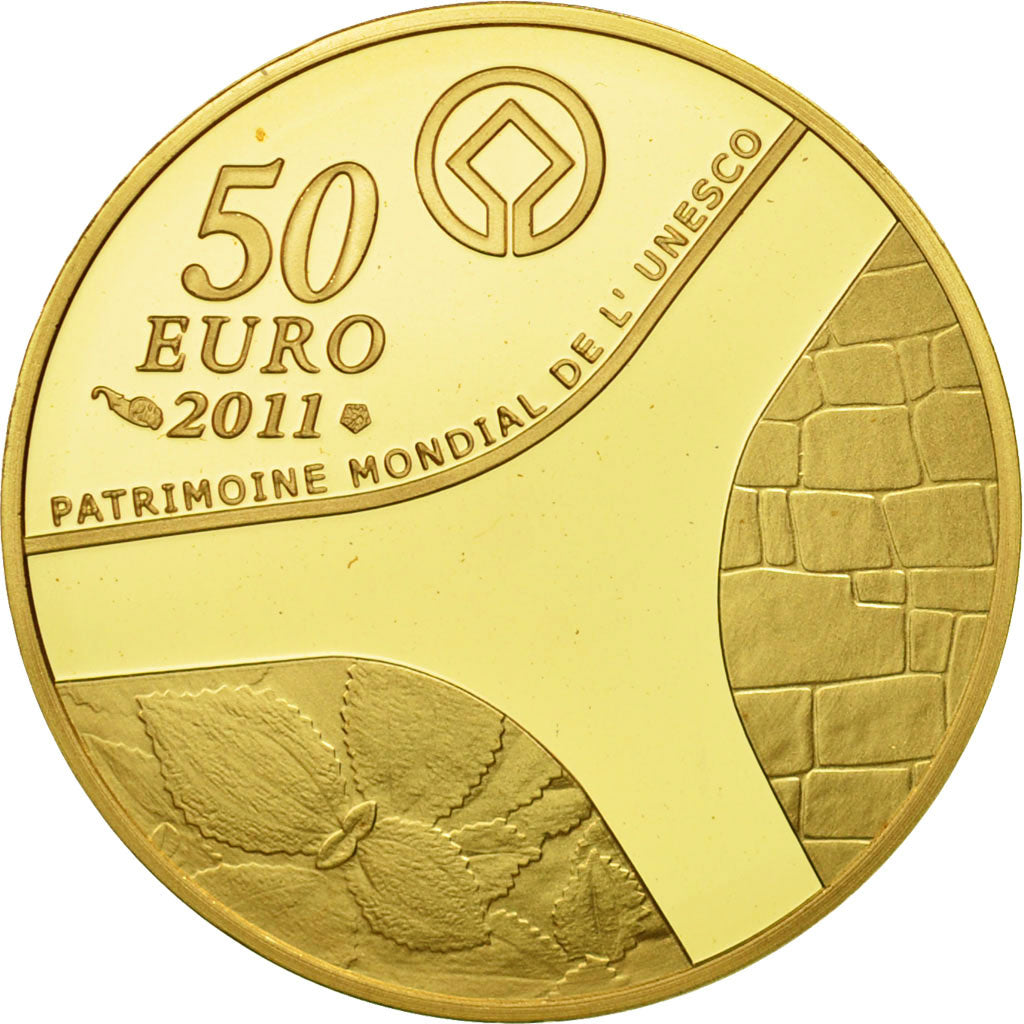 Coin, France, Monnaie de Paris, 50 Euro, Versailles, 2011, MS(65-70), Gold