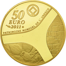 Coin, France, Monnaie de Paris, 50 Euro, Versailles, 2011, MS(65-70), Gold