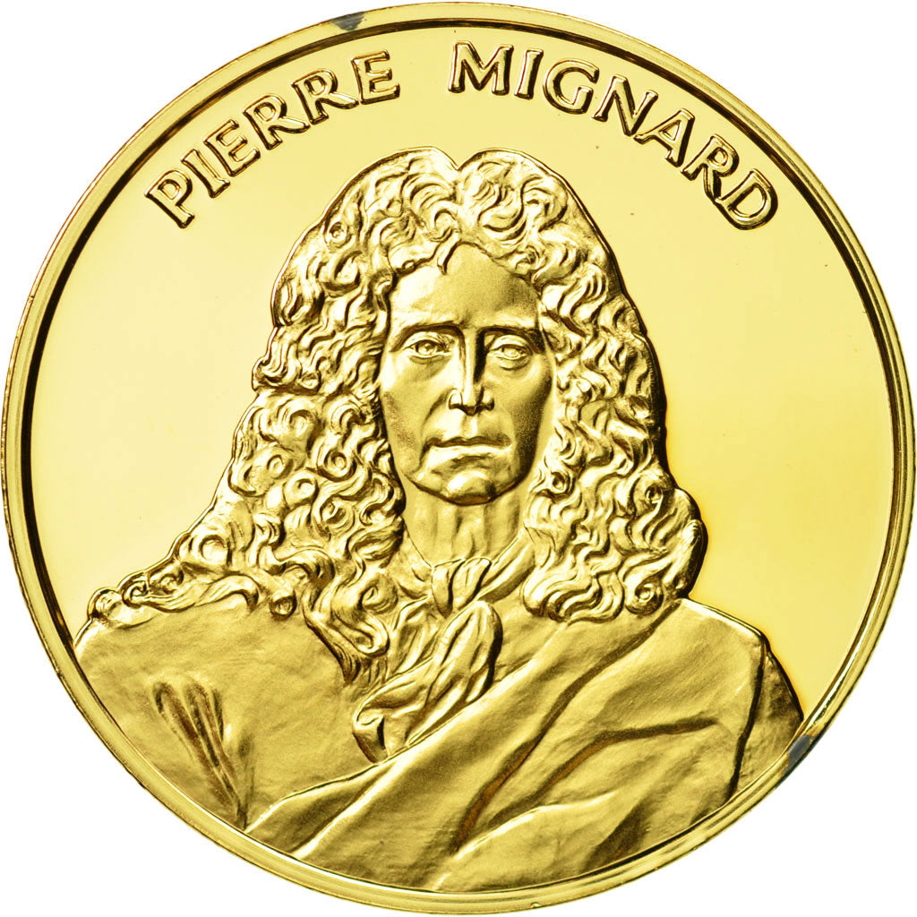 France, Medal, Pierre Mignard, Undated, MS(63), Vermeil