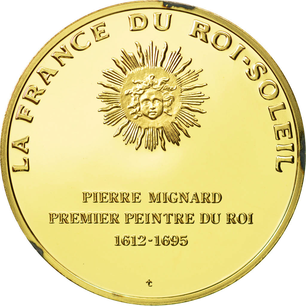 France, Medal, Pierre Mignard, Undated, MS(63), Vermeil