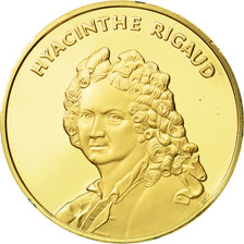 France, Medal, Hyacinthe Rigaud, Undated, MS(63), Vermeil