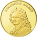 France, Medal, Hyacinthe Rigaud, Undated, MS(63), Vermeil
