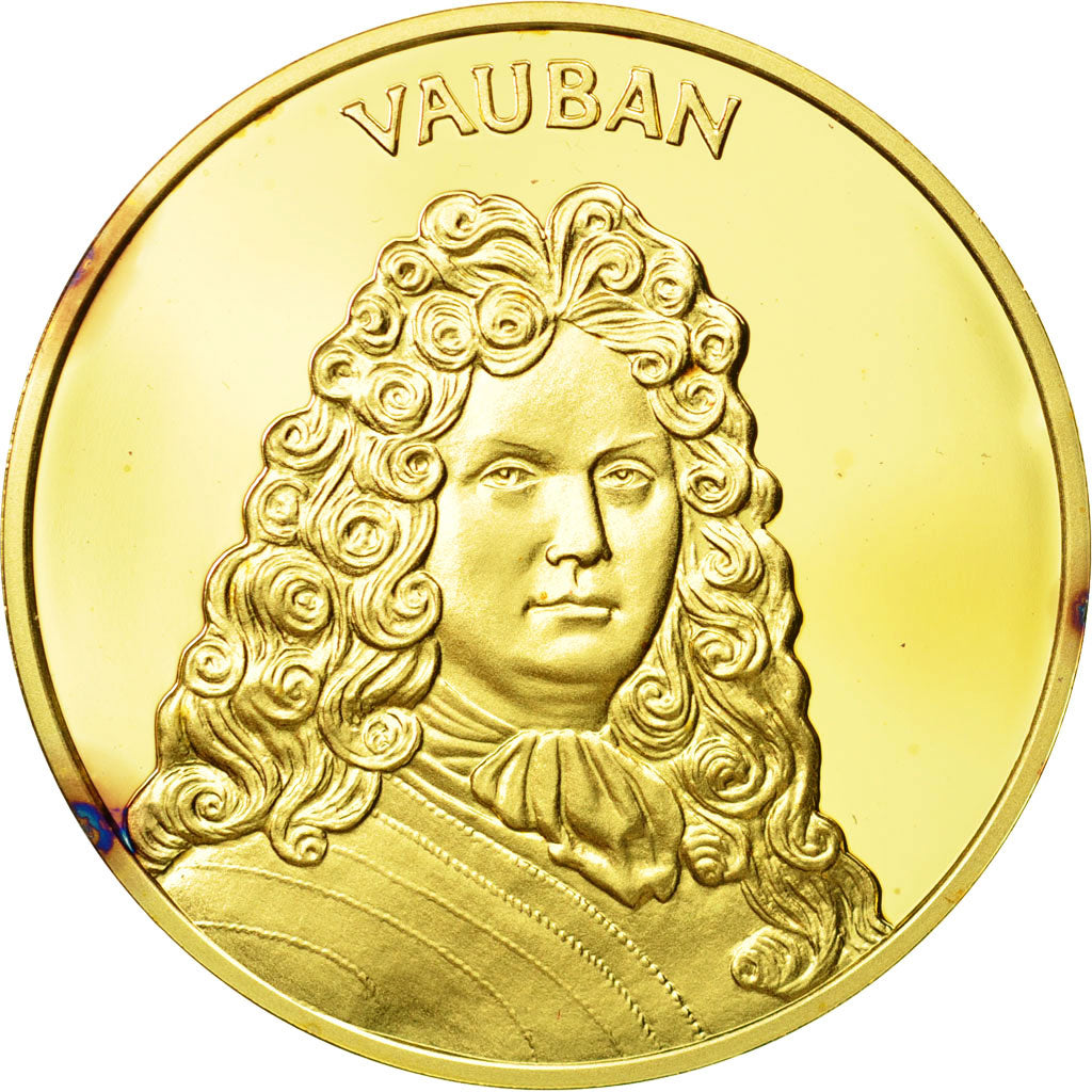 France, Medal, Vauban, Undated, MS(63), Vermeil