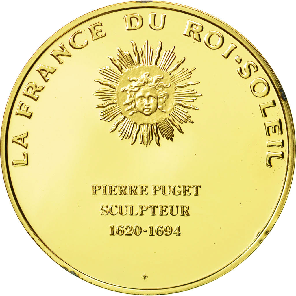 France, Medal, Pierre Puget, Undated, MS(63), Vermeil