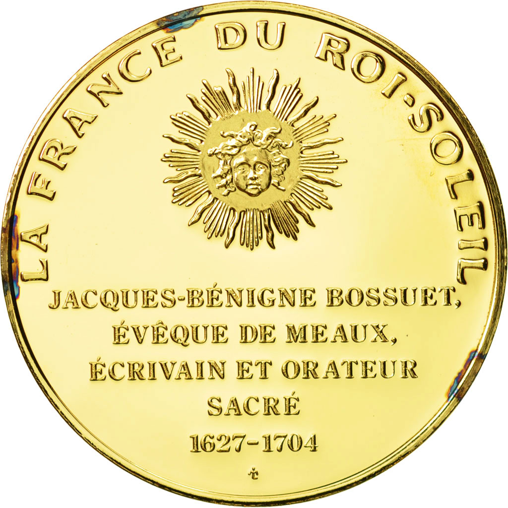 France, Medal, Bossuet, Undated, MS(63), Vermeil