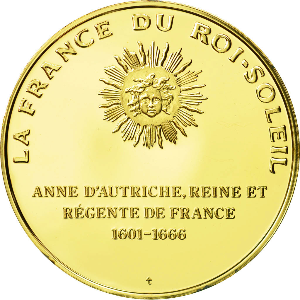 France, Medal, Anne d'Autriche, Undated, SPL, Vermeil