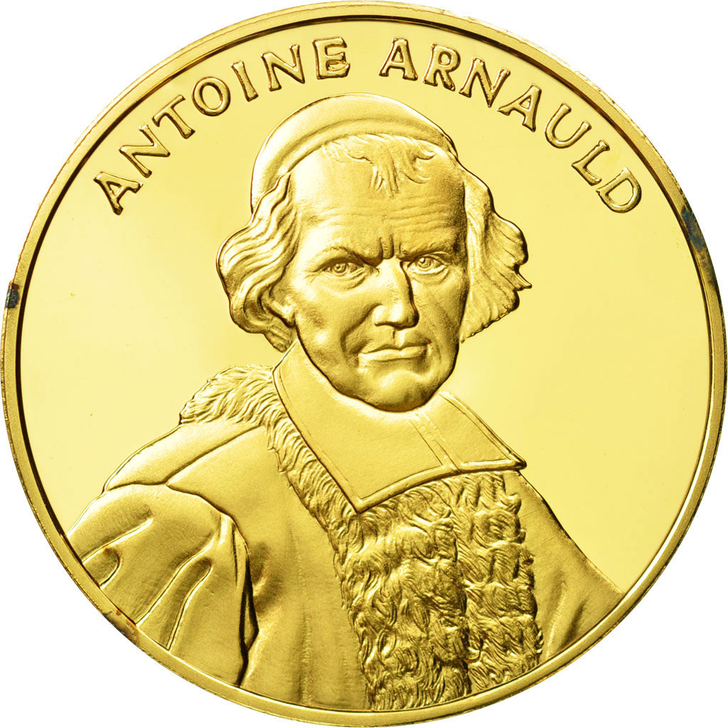 France, Medal, Antoine Arnauld, Undated, MS(63), Vermeil