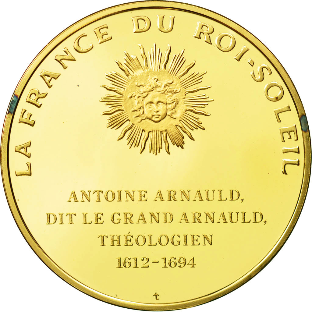 France, Medal, Antoine Arnauld, Undated, MS(63), Vermeil