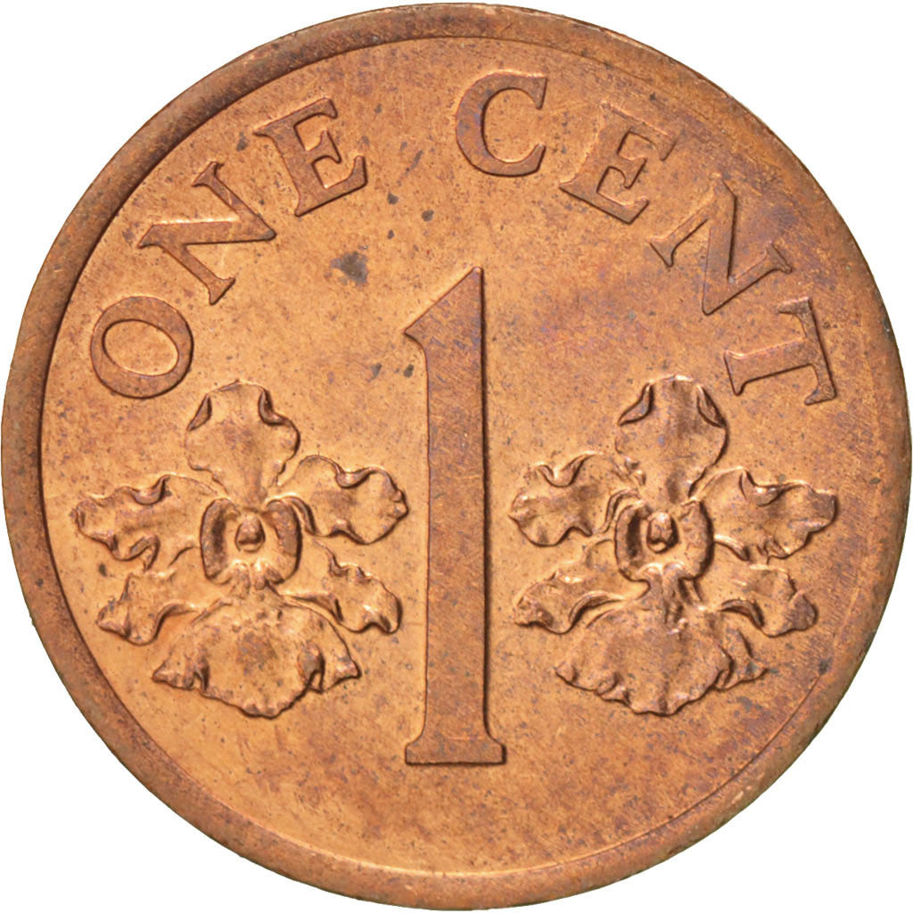 Moneta, Singapore, Cent, 1995, Singapore Mint, SPL, Zinco placcato rame, KM:98