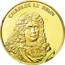 France, Medal, Charles Le Brun, Undated, MS(63), Vermeil