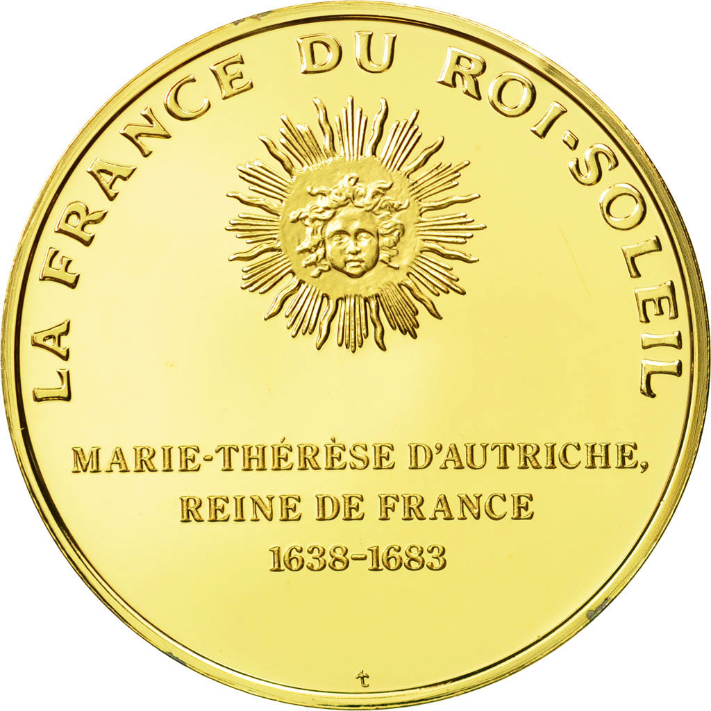 France, Medal, Marie Thérèse d'Autriche, Undated, MS(63), Vermeil