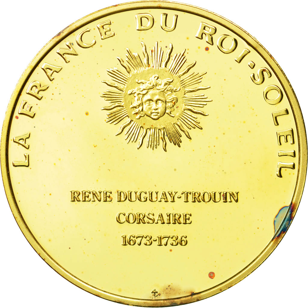 Francia, Medal, Rene Duguay-Trouin, Undated, SPL, Vermeil