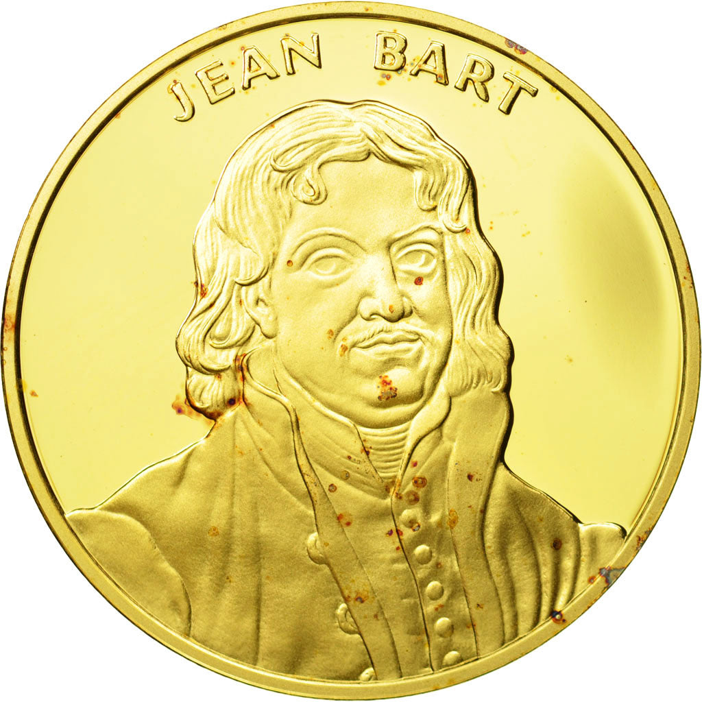 France, Medal, Jean Bart, Undated, MS(63), Vermeil