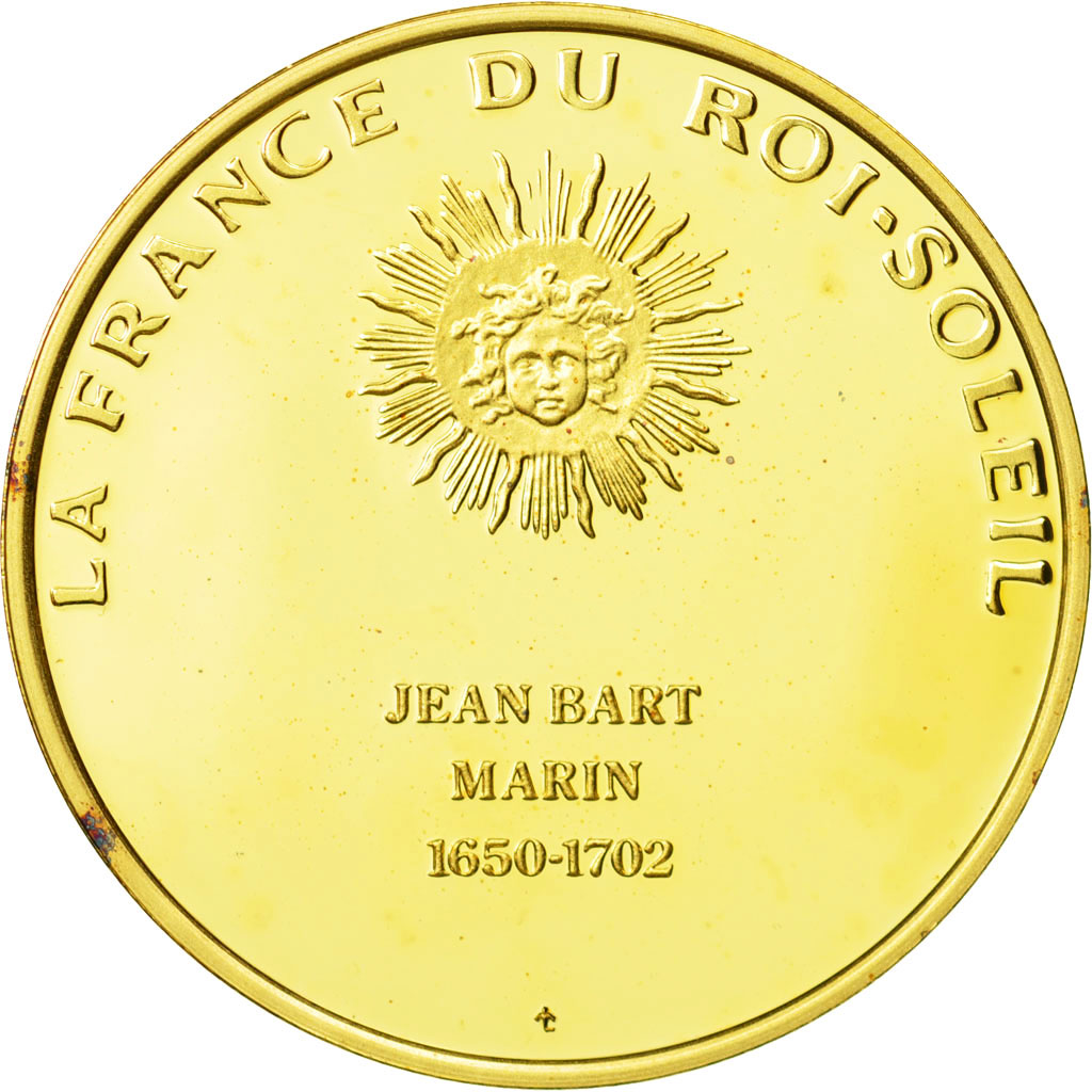 France, Medal, Jean Bart, Undated, MS(63), Vermeil