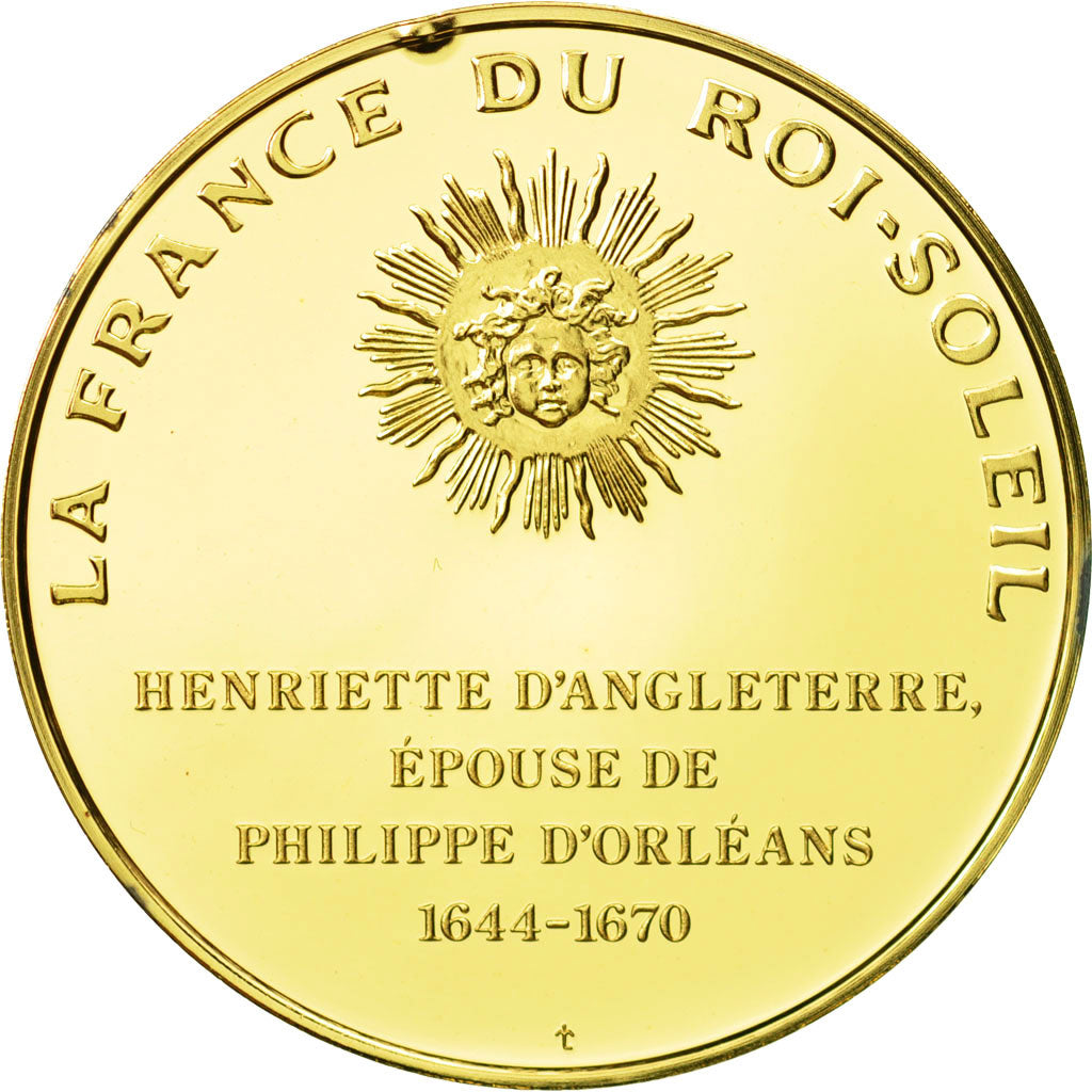 France, Medal, Henriette d'Angleterre, Undated, MS(63), Vermeil