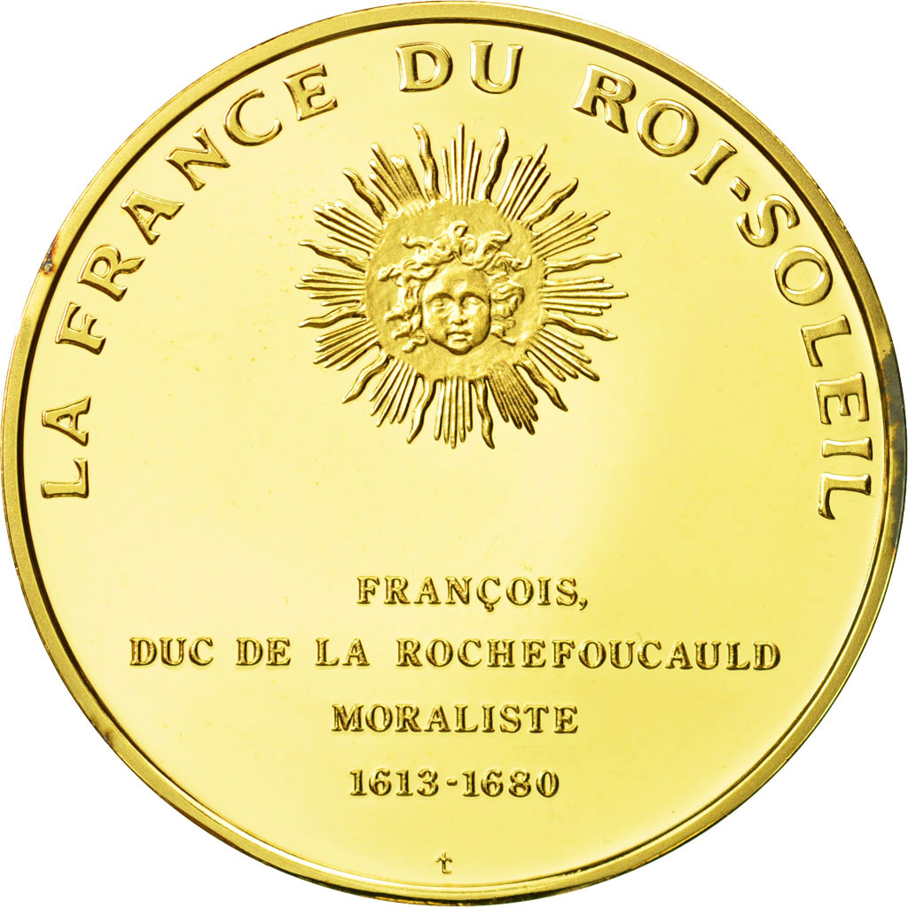 France, Medal, La Rochefoucauld, Undated, MS(63), Vermeil