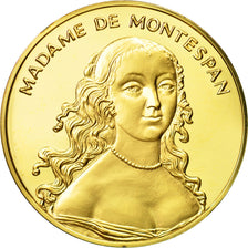 France, Medal, Madame de Montespan, Undated, MS(63), Vermeil