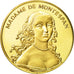 France, Medal, Madame de Montespan, Undated, MS(63), Vermeil