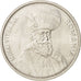 ROMANIA, 100 Lei, 1991, KM #111, MS(63), Nickel Plated Steel, 29