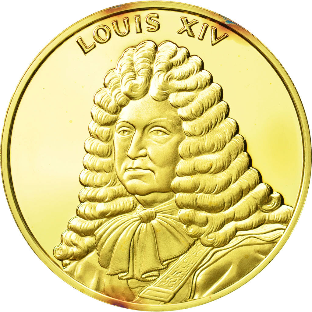 France, Medal, Louis XIV, Undated, MS(63), Vermeil