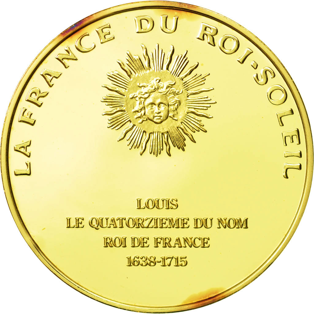 France, Medal, Louis XIV, Undated, MS(63), Vermeil