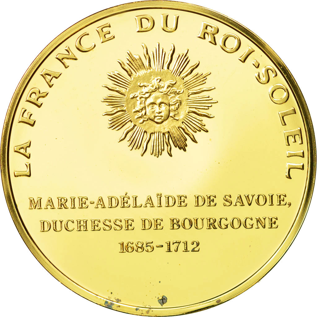 France, Medal, Marie Adelaide de Savoie, MS(63), Vermeil