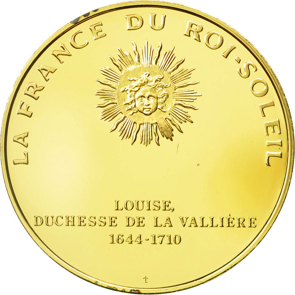 France, Medal, Louise de la Valliere, Undated, MS(63), Vermeil