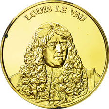France, Medal, Louis Le Vau, Undated, MS(63), Vermeil