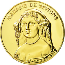 France, Medal, Madame de Sevigne, Undated, MS(63), Vermeil