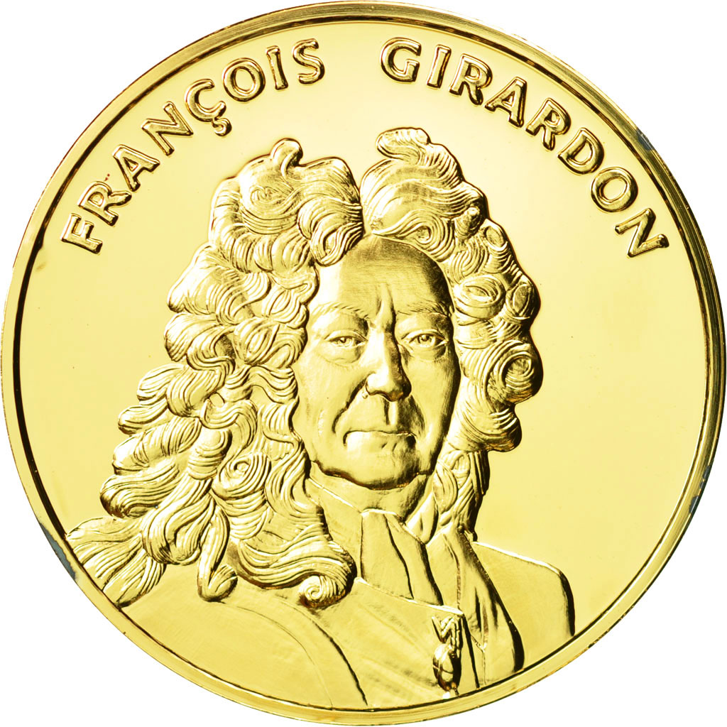France, Medal, François Girardon, Undated, MS(63), Vermeil