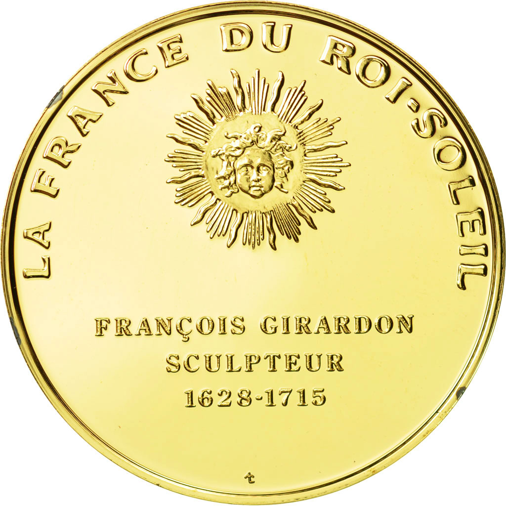 France, Medal, François Girardon, Undated, MS(63), Vermeil