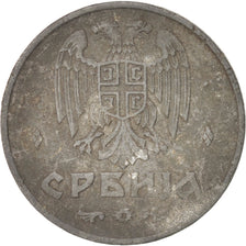 SERBIA, 2 Dinara, 1942, KM #32, EF(40-45), Zinc, 22