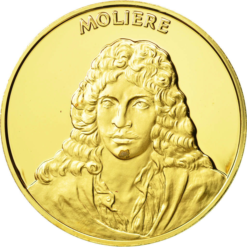 France, Medal, Molière, Undated, MS(63), Vermeil